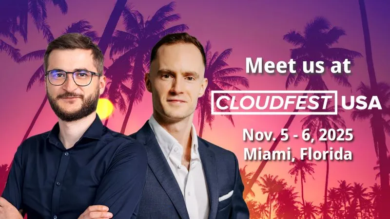 After a one-week break, we’re back on tour ✈️ The webhosting.today team is flying to Miami for CloudFest USA as media sponsors and to meet our partners and clients. This time we're coming with Lukasz Gawior and Michiel…
