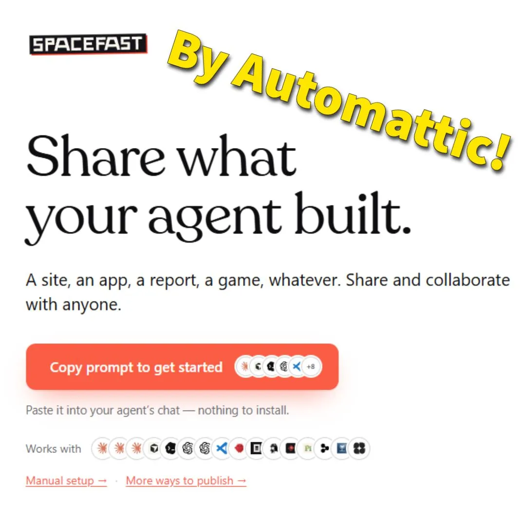 I just found out about Spacefast from Automattic and I must say, this may be the most exciting hosting project I have seen in the industry this year. This is the correct answer to how AI is changing the market 👉 Access…