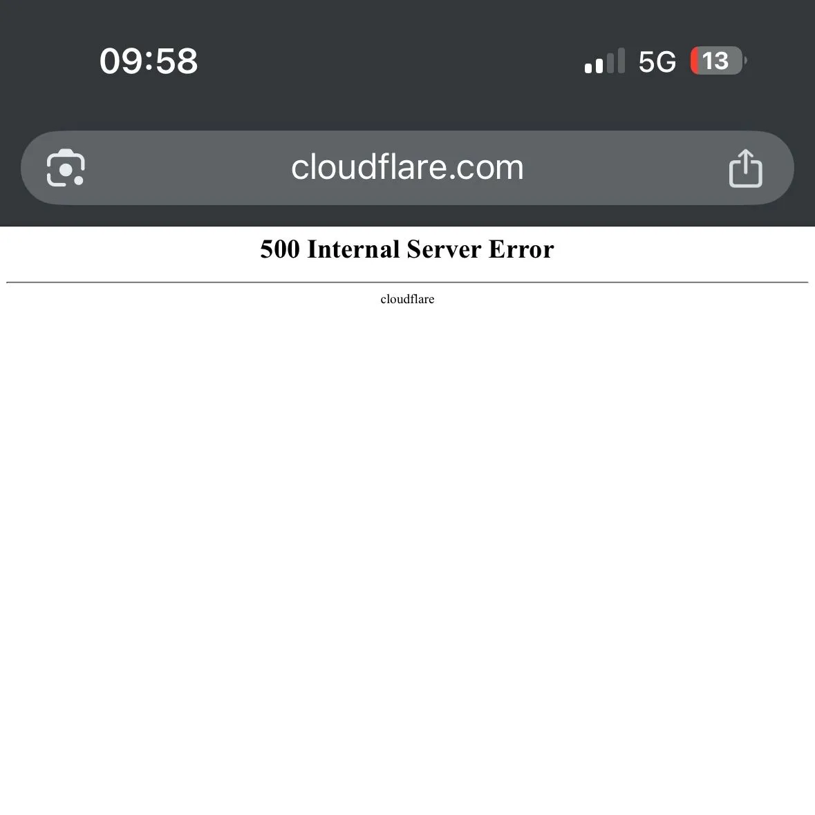 Is this happening again? #cloudflare #down