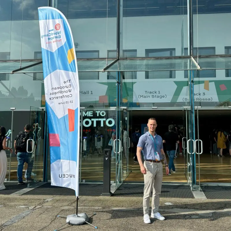 My first day at WordCamp Europe. The event is buzzing with excitement, and we’re ready to explore new ideas and innovations. Stay tuned for updates! #WCEU #WordCamp #Networking