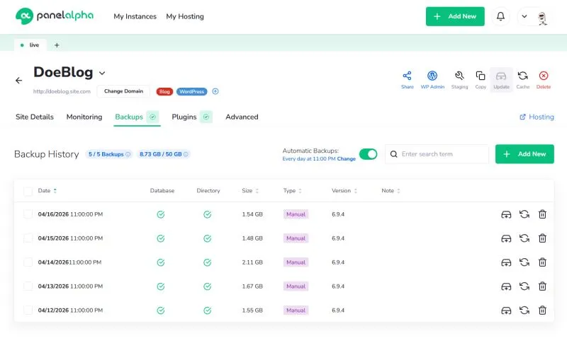 Proper backup solution shouldn't be optional! It should be the core, built-in feature to any control panel. Too many providers still treat backups as a premium upsell, leaving end users one failure away from disaster.…