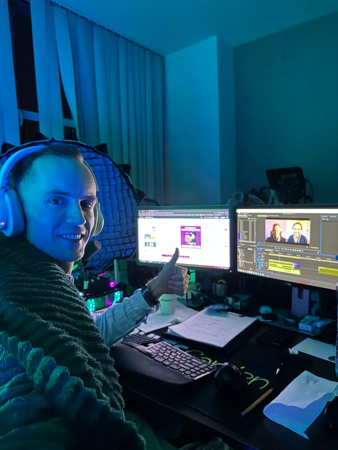 👍 The late night editing is over! The new episode with Wenceslao Garcia will be published tomorrow at webhosting.today ;)