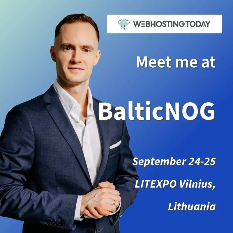 Time to travel ✈️ Next week I’m heading to Vilnius for BalticNOG (thanks to IPXO and Vincentas Grinius for organizing it!). Time to see what’s happening in the Baltic hosting and networking scene. BalticNOG unites…