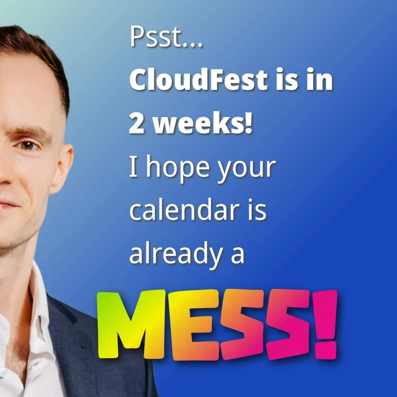 You guys ready for CloudFest? Remember to book your meetings 🫡